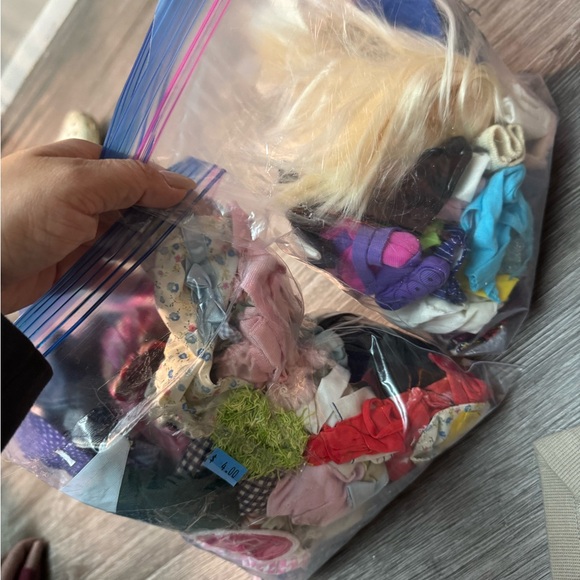 Huge vintage Barbie clothes lot